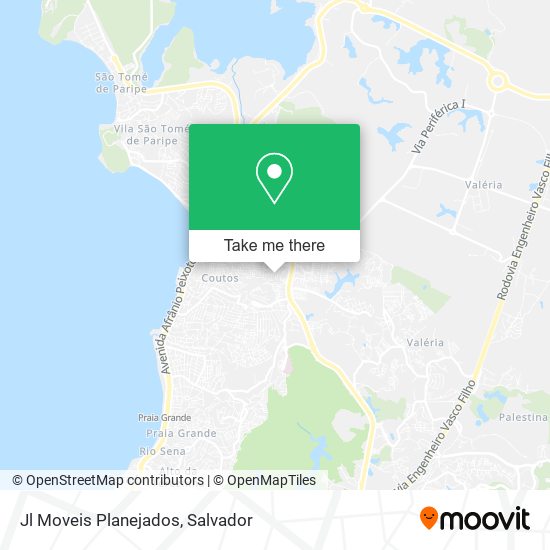 Mapa Jl Moveis Planejados