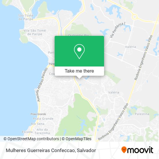 Mulheres Guerreiras Confeccao map