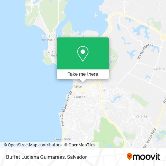 Buffet Luciana Guimaraes map