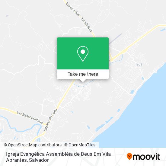 Igreja Evangélica Assembléia de Deus Em Vila Abrantes map