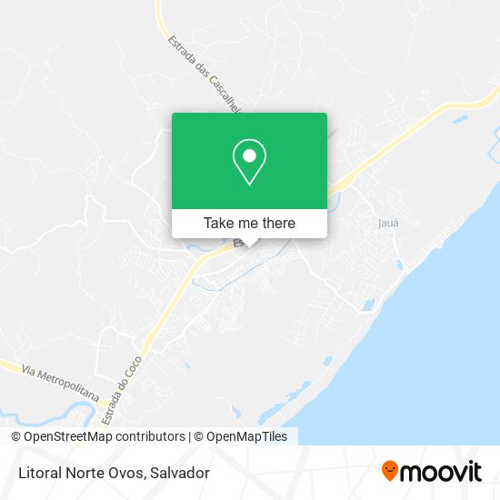 Mapa Litoral Norte Ovos