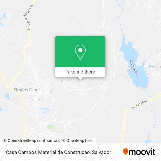 Casa Campos Material de Construcao map