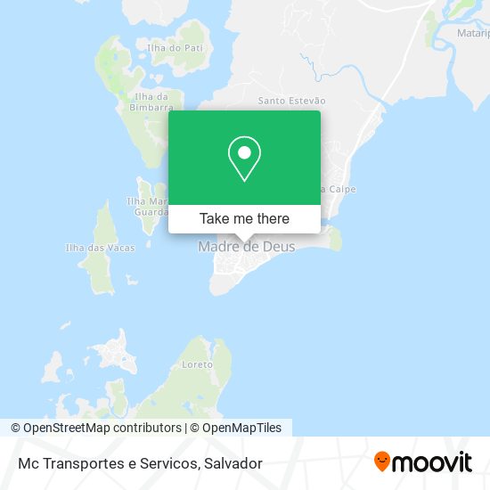 Mc Transportes e Servicos map