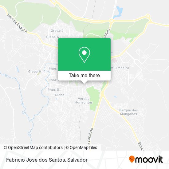 Fabricio Jose dos Santos map