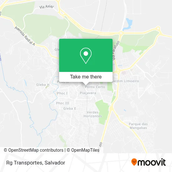 Rg Transportes map