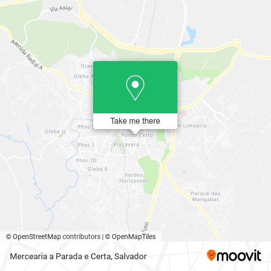 Mercearia a Parada e Certa map