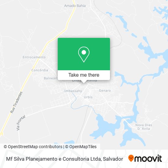 Mf Silva Planejamento e Consultoria Ltda map