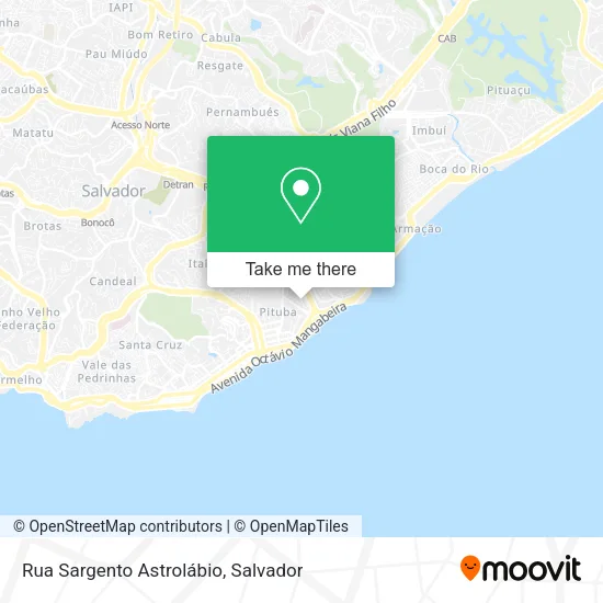 Rua Sargento Astrolábio map