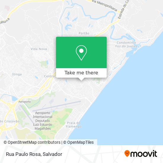 Mapa Rua Paulo Rosa