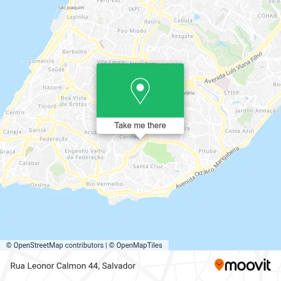 Rua Leonor Calmon 44 map