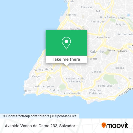 Mapa Avenida Vasco da Gama 233