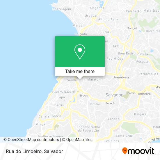 Rua do Limoeiro map