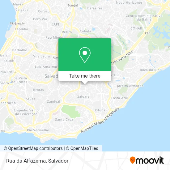 Rua da Alfazema map