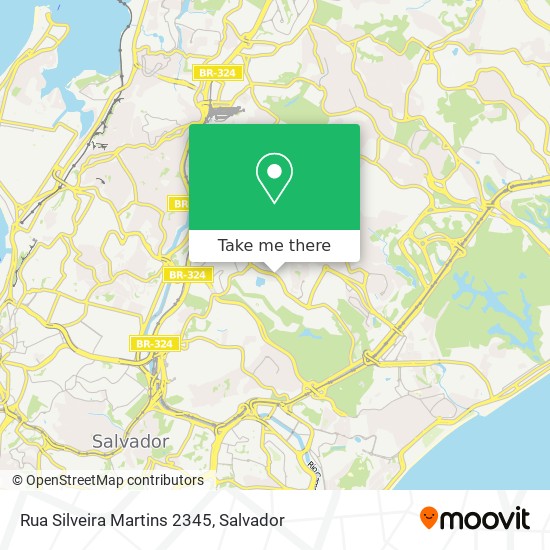 Mapa Rua Silveira Martins 2345