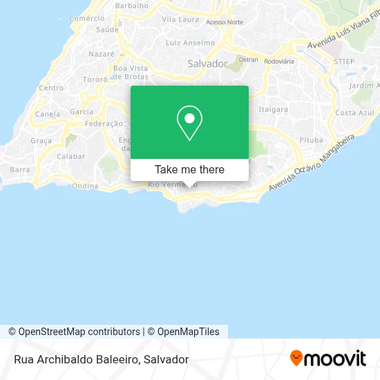 Rua Archibaldo Baleeiro map