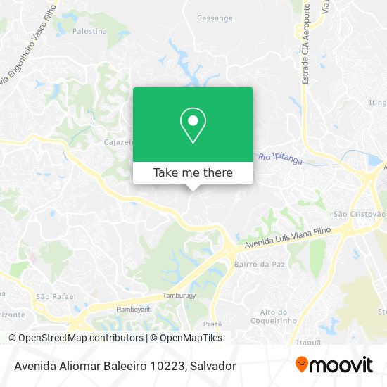Avenida Aliomar Baleeiro 10223 map