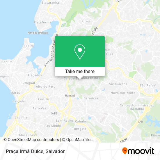 Praça Irmã Dúlce map