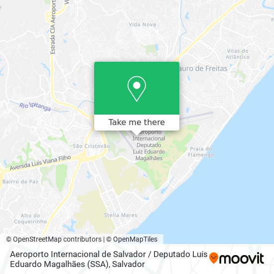 Mapa Aeroporto Internacional de Salvador / Deputado Luís Eduardo Magalhães (SSA)