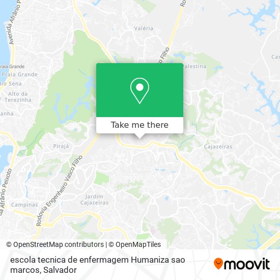 escola tecnica de enfermagem Humaniza sao marcos map