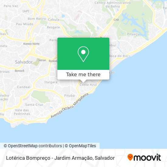 Lotérica Bompreço - Jardim Armação map