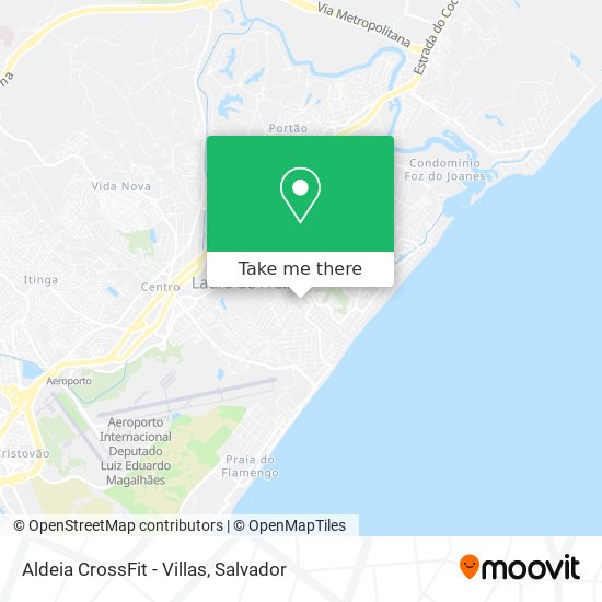 Aldeia CrossFit - Villas map
