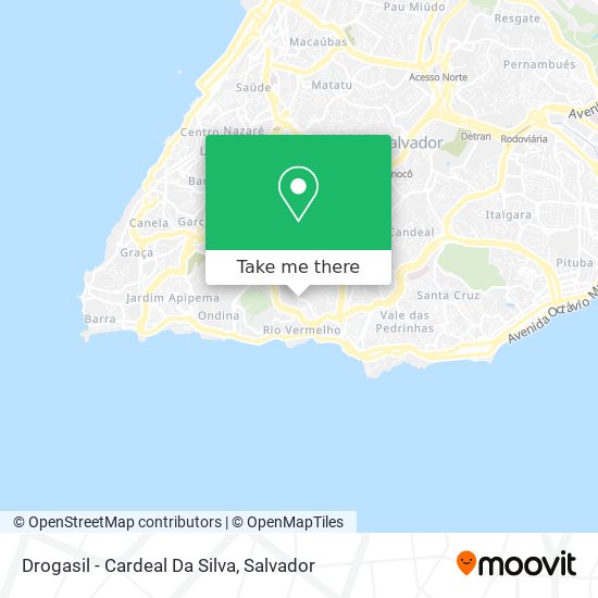 Mapa Drogasil - Cardeal Da Silva