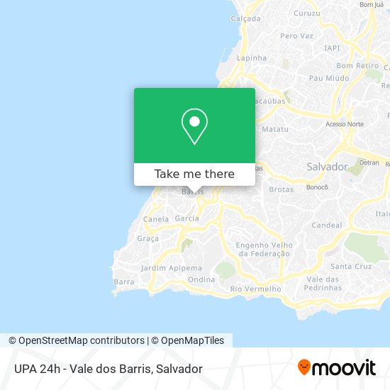 Mapa UPA 24h - Vale dos Barris