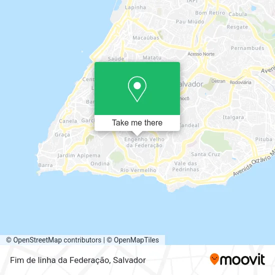 Fim de linha da Federação map