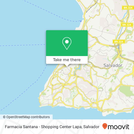 Farmacia Santana - Shopping Center Lapa map