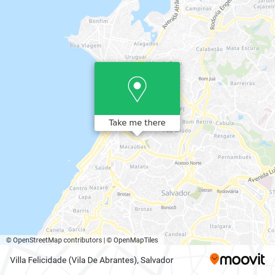 Villa Felicidade (Vila De Abrantes) map