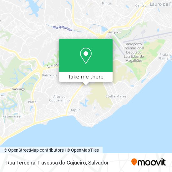 Rua Terceira Travessa do Cajueiro map