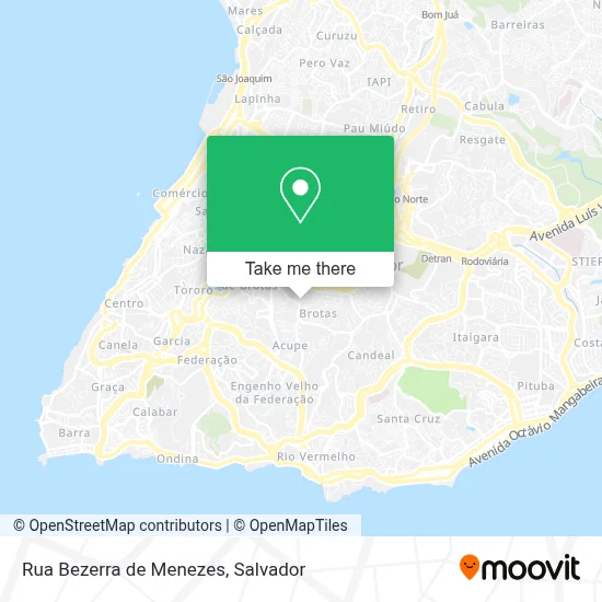 Rua Bezerra de Menezes map