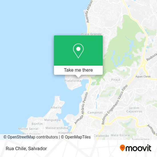 Rua Chile map