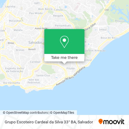 Grupo Escoteiro Cardeal da Silva 33° BA map