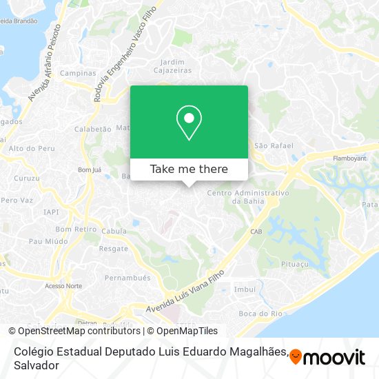 Colégio Estadual Deputado Luis Eduardo Magalhães map
