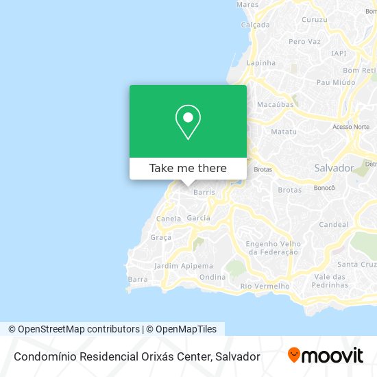 Mapa Condomínio Residencial Orixás Center