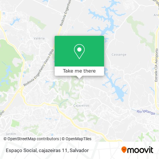 Espaço Social, cajazeiras 11 map