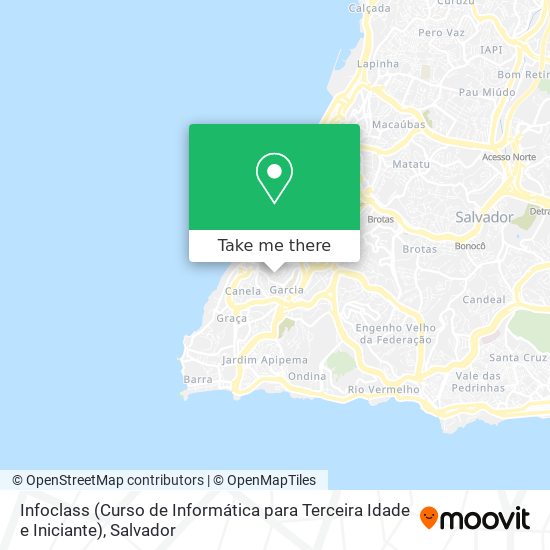 Infoclass (Curso de Informática para Terceira Idade e Iniciante) map