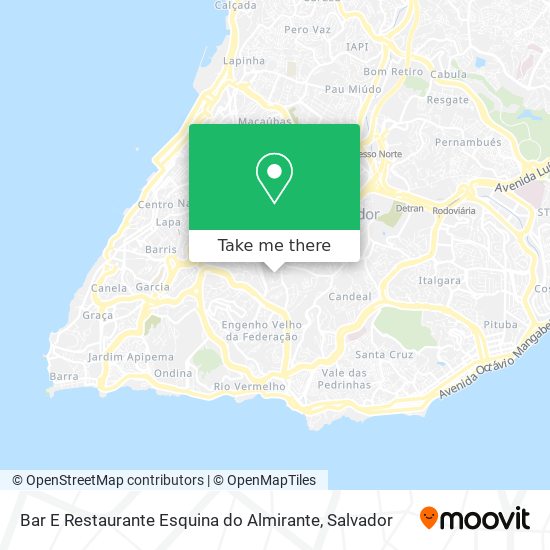 Bar E Restaurante Esquina do Almirante map