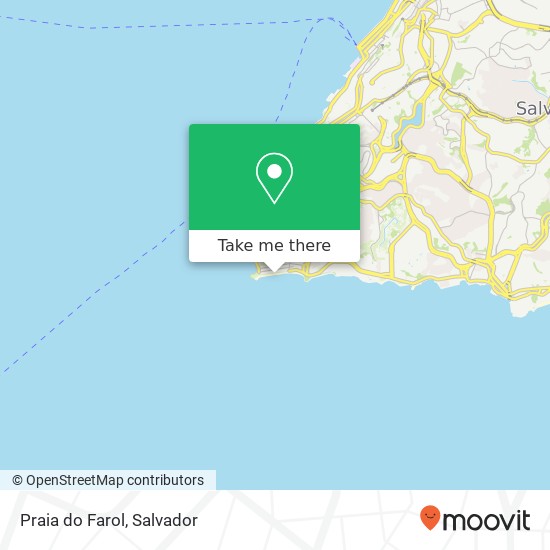 Praia do Farol map
