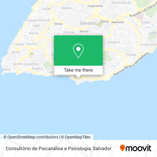 Consultório de Psicanálise e Psicologia map