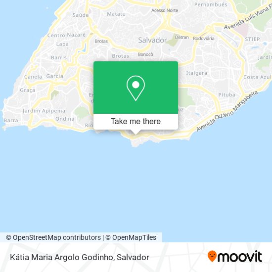 Kátia Maria Argolo Godinho map