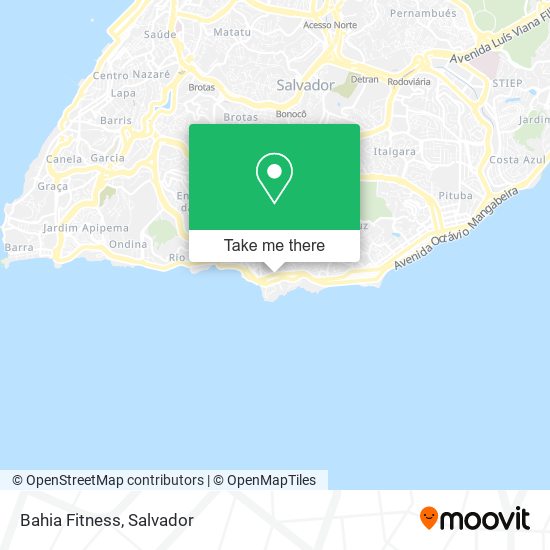 Mapa Bahia Fitness