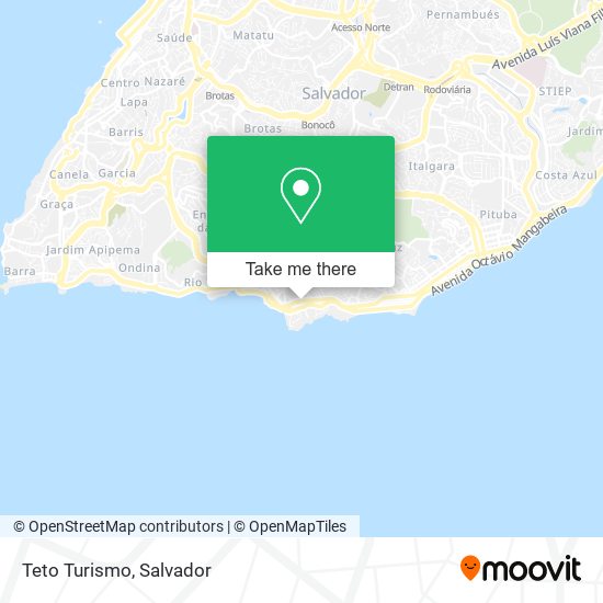 Teto Turismo map