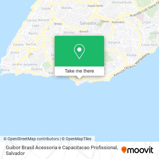 Guibor Brasil Acessoria e Capacitacao Profissional map