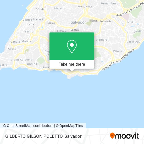 GILBERTO GILSON POLETTO map