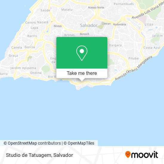 Studio de Tatuagem map