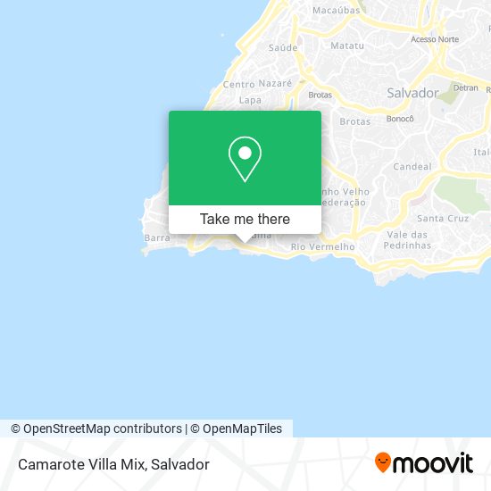 Mapa Camarote Villa Mix