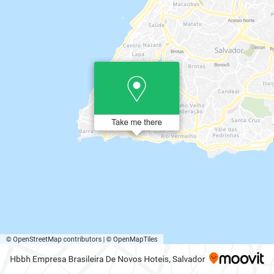 Hbbh Empresa Brasileira De Novos Hoteis map