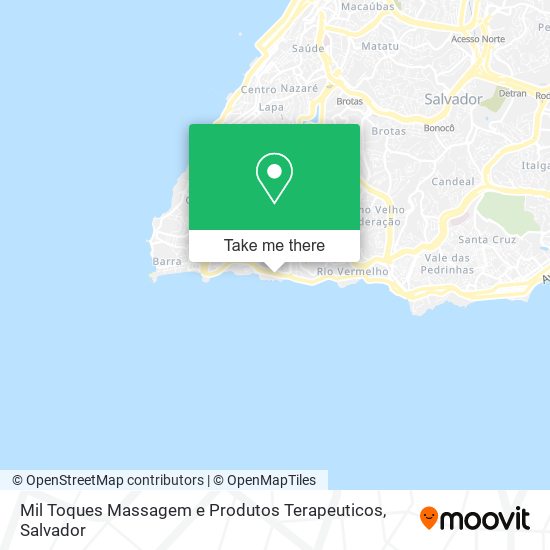 Mil Toques Massagem e Produtos Terapeuticos map